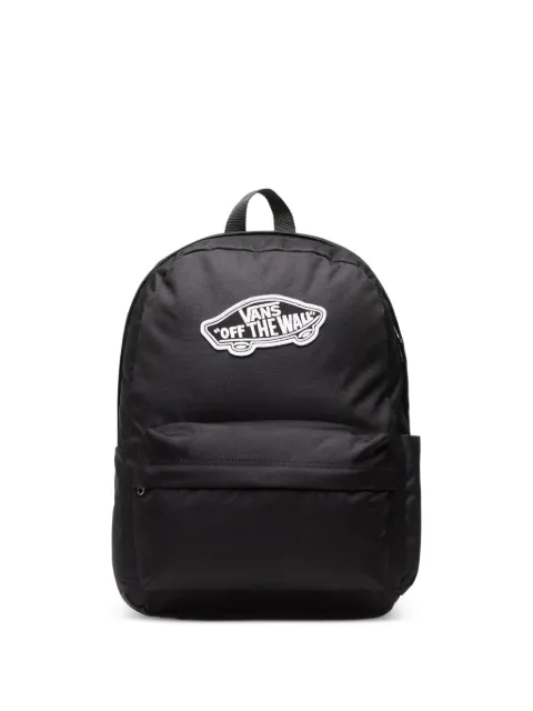 Vans logo-patch backpack
