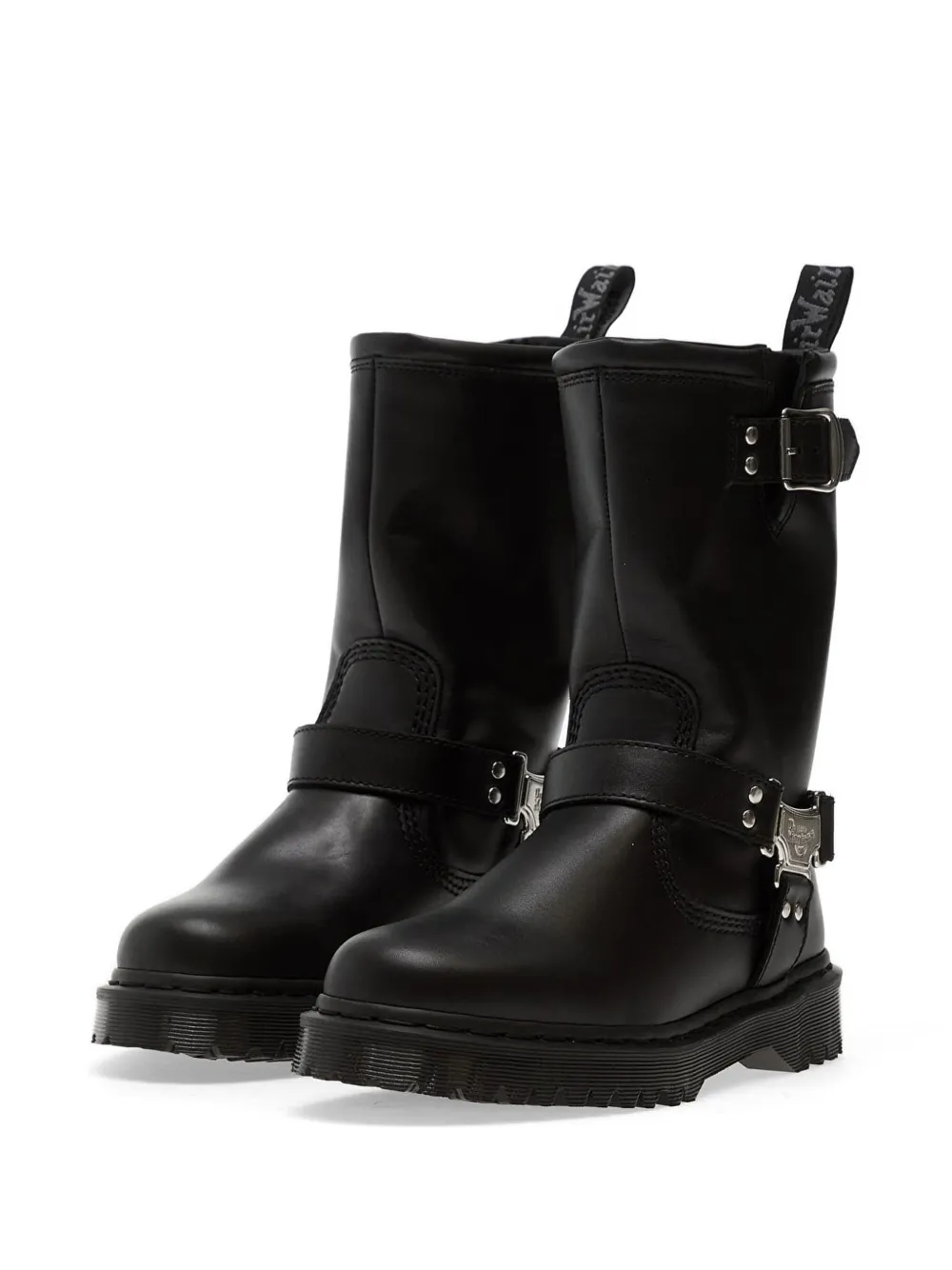 Dr Martens Aniston strap buckle-detail boots Zwart