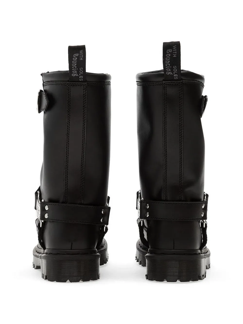 Dr Martens Aniston strap buckle-detail boots Zwart