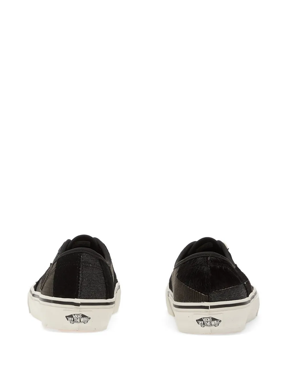 Vans Authentic sneakers met patchwork Zwart