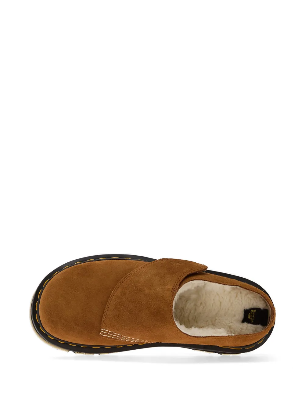 Dr Martens Zebzag Anywair muiltjes met klittenband Bruin