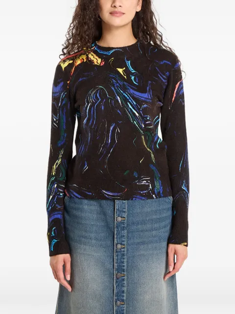 Desigual abstract-print sweater