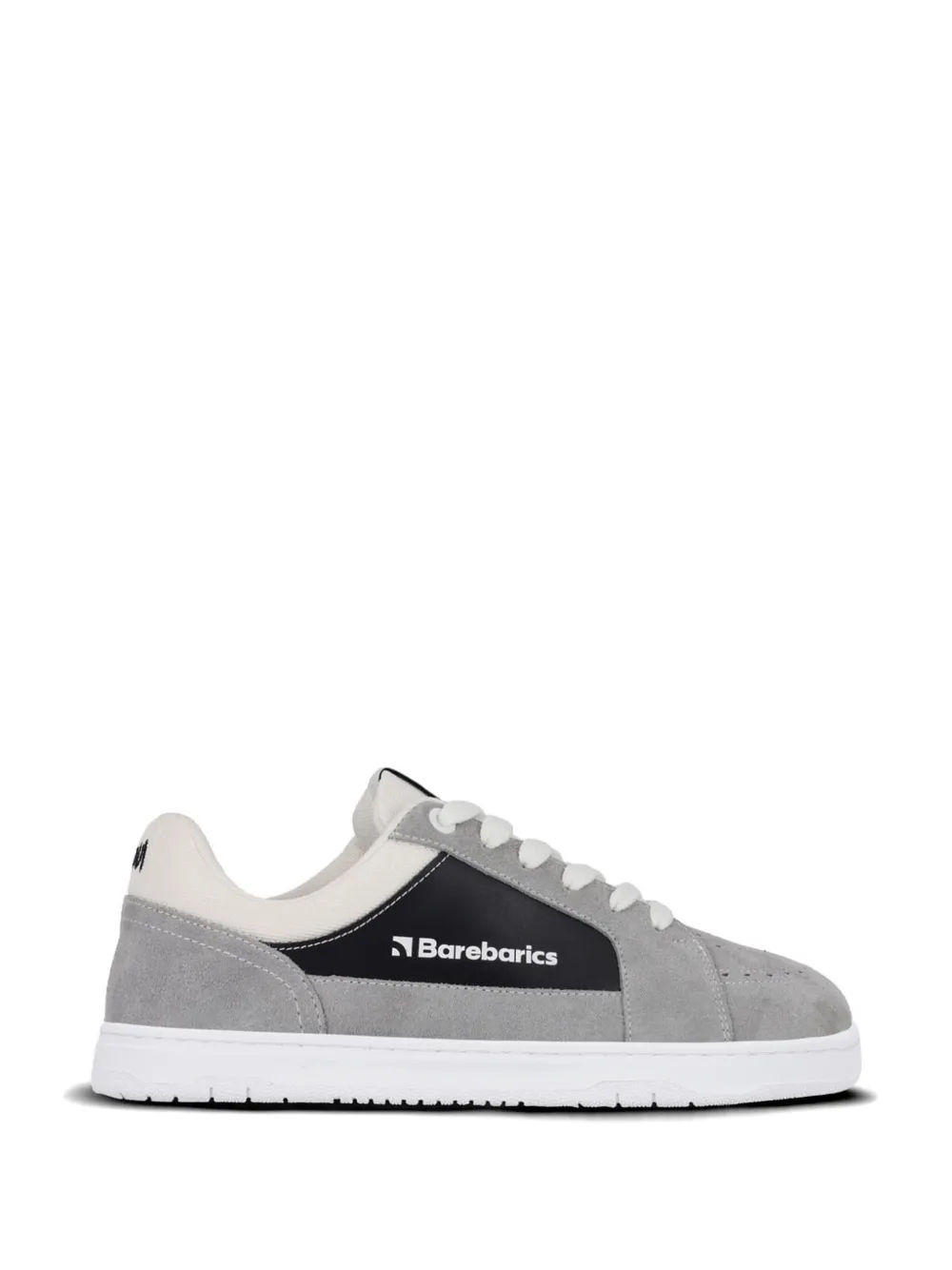 Barebarics perforated suede-panel sneakers - Grigio