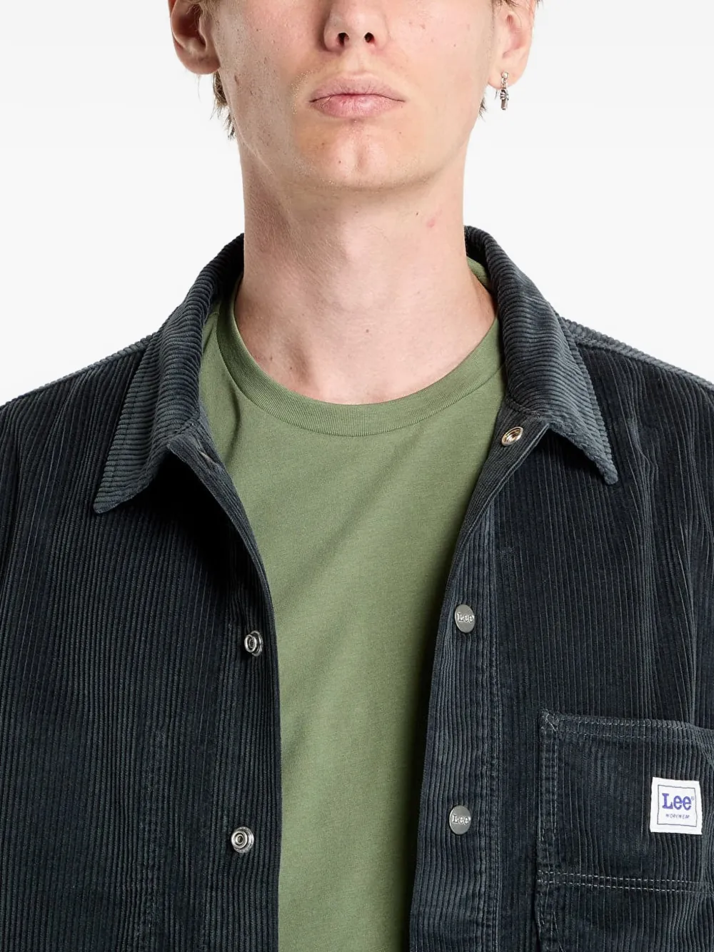 Lee Chest-pockets Jacket In Blue