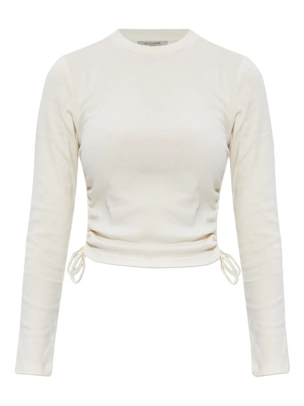 AllSaints Sonny ruched T-shirt - Toni neutri