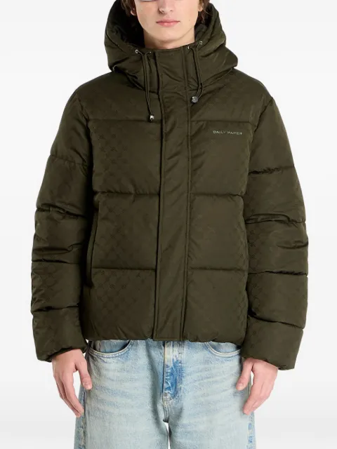 Daily Paper monogram-pattern padded jacket