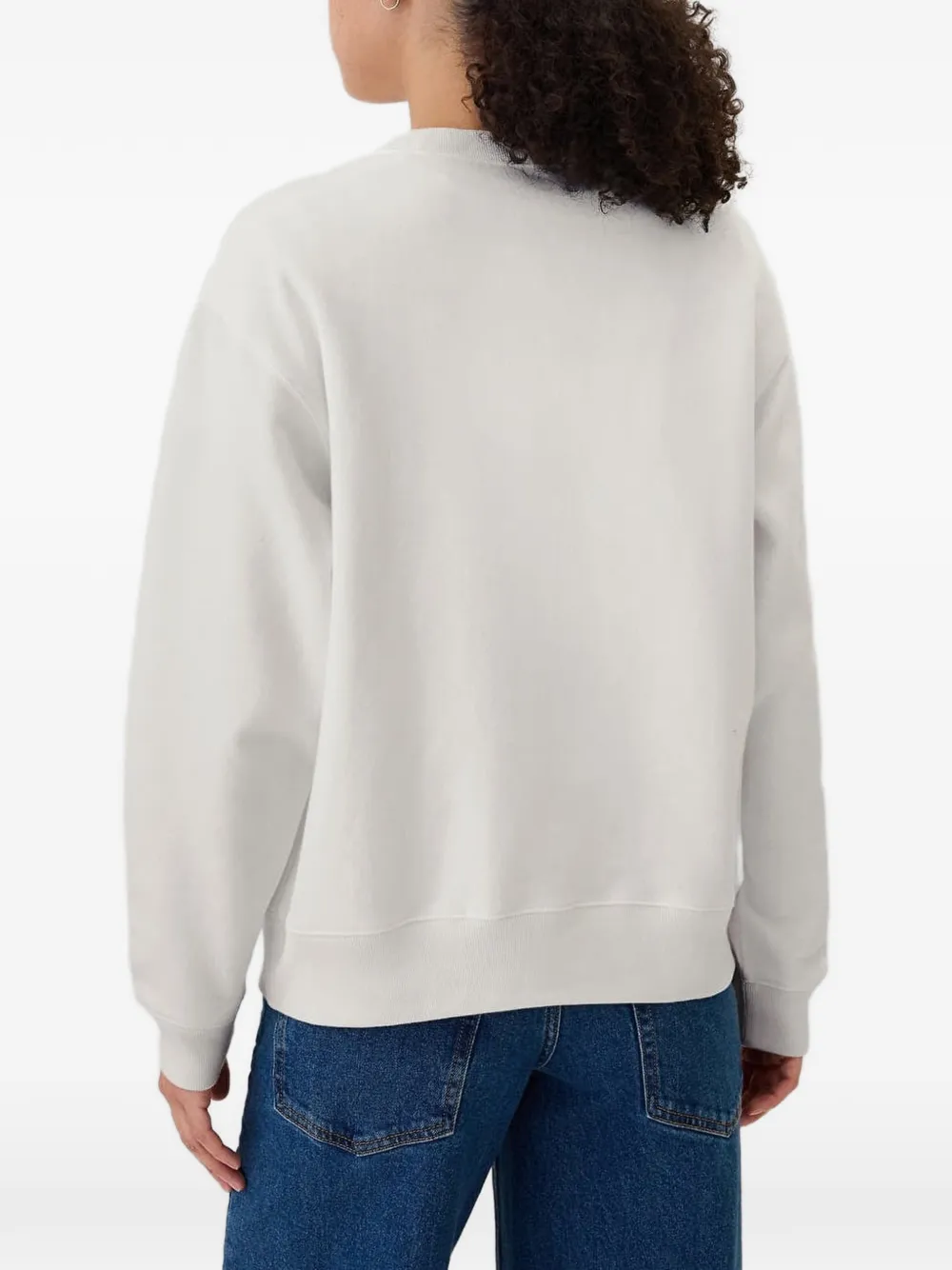 GAP Trui verfraaid met stras en logo Beige