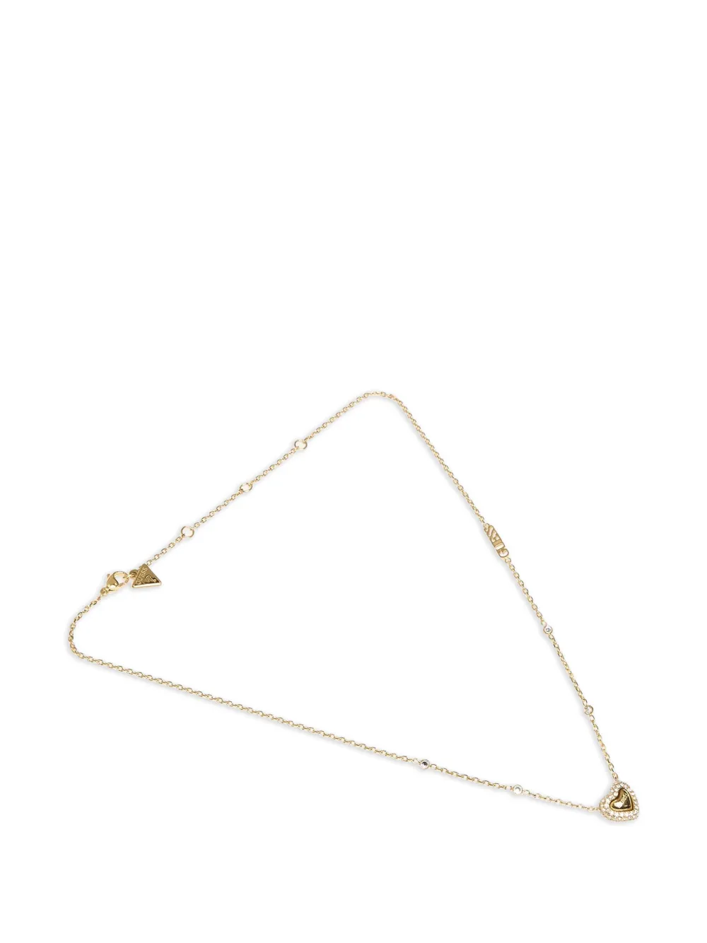 GUESS USA Collana Beloved con pendente a cuore - Oro