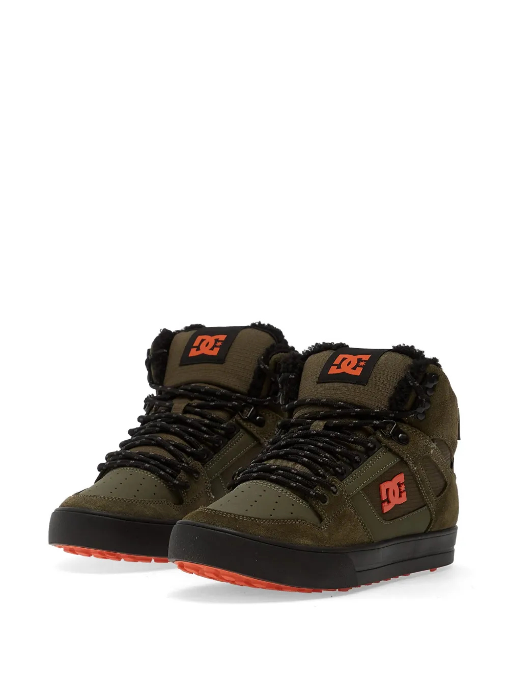 DC Shoes Sneakers met vlakken Groen