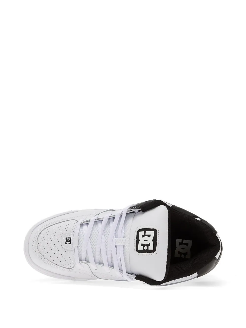 Dc Shoes Dc Command Star-motif Perforated Sneakers In White
