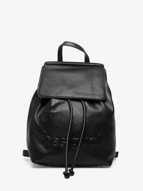 Desigual Mochila média com logo gravado