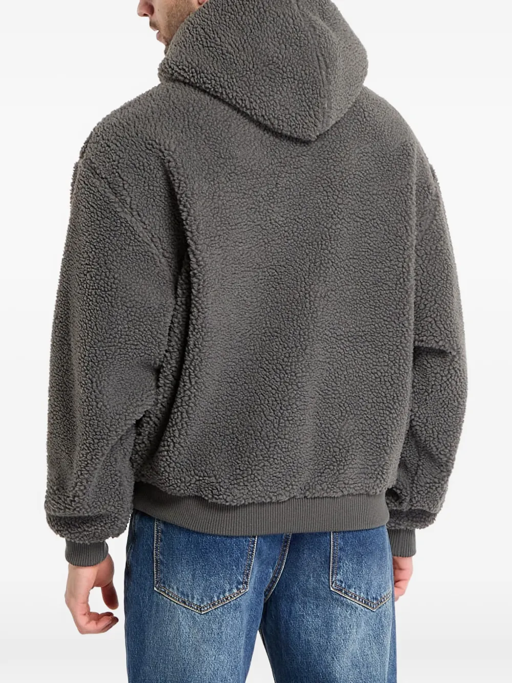 karl kani Hoodie met teddybeerprint en logo Grijs