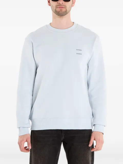 SAMSOE SAMSOE Joel logo-print crew-neck sweatshirt