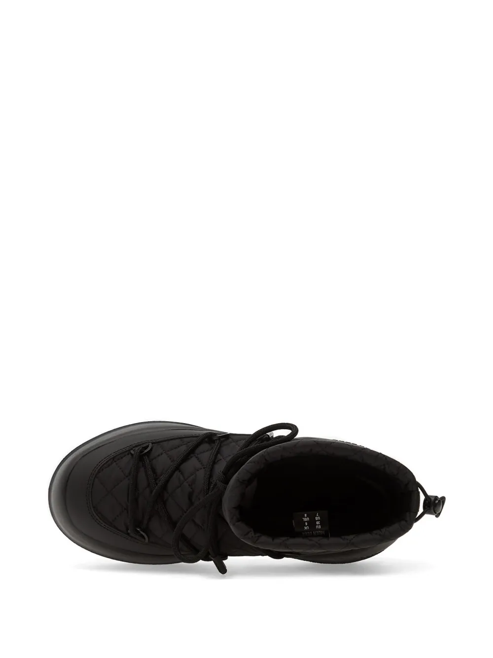 Moon Boot Mezzaluna gewatteerde veterlaarzen Zwart