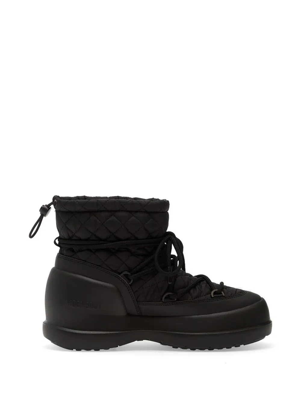 Moon Boot Mezzaluna quilted lace-up boots - Schwarz