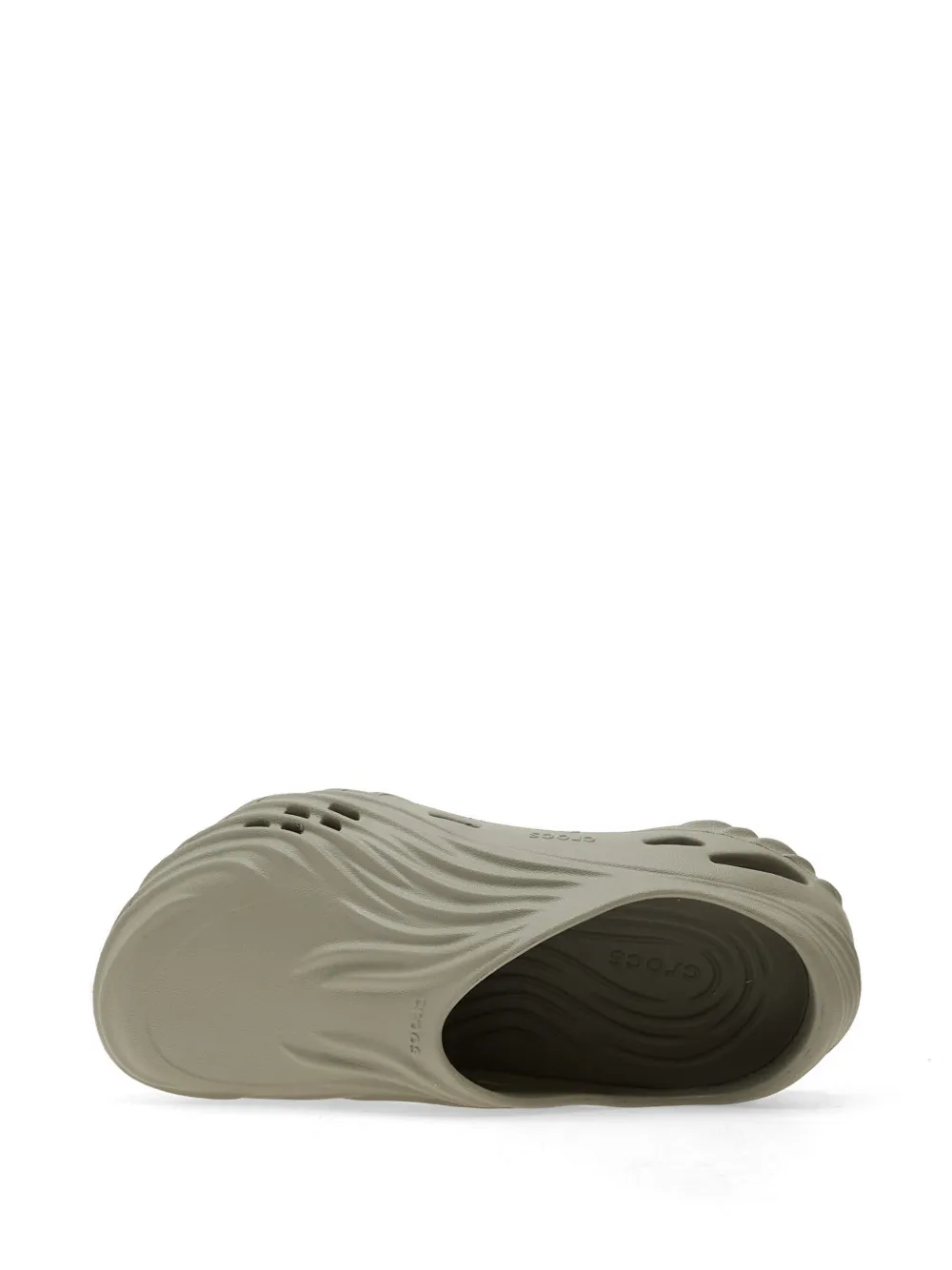 Crocs Echo Wave cut-out clogs Groen