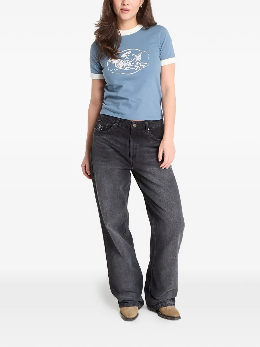 Carhartt WIP Reminiscing Ringer T-shirt Blauw
