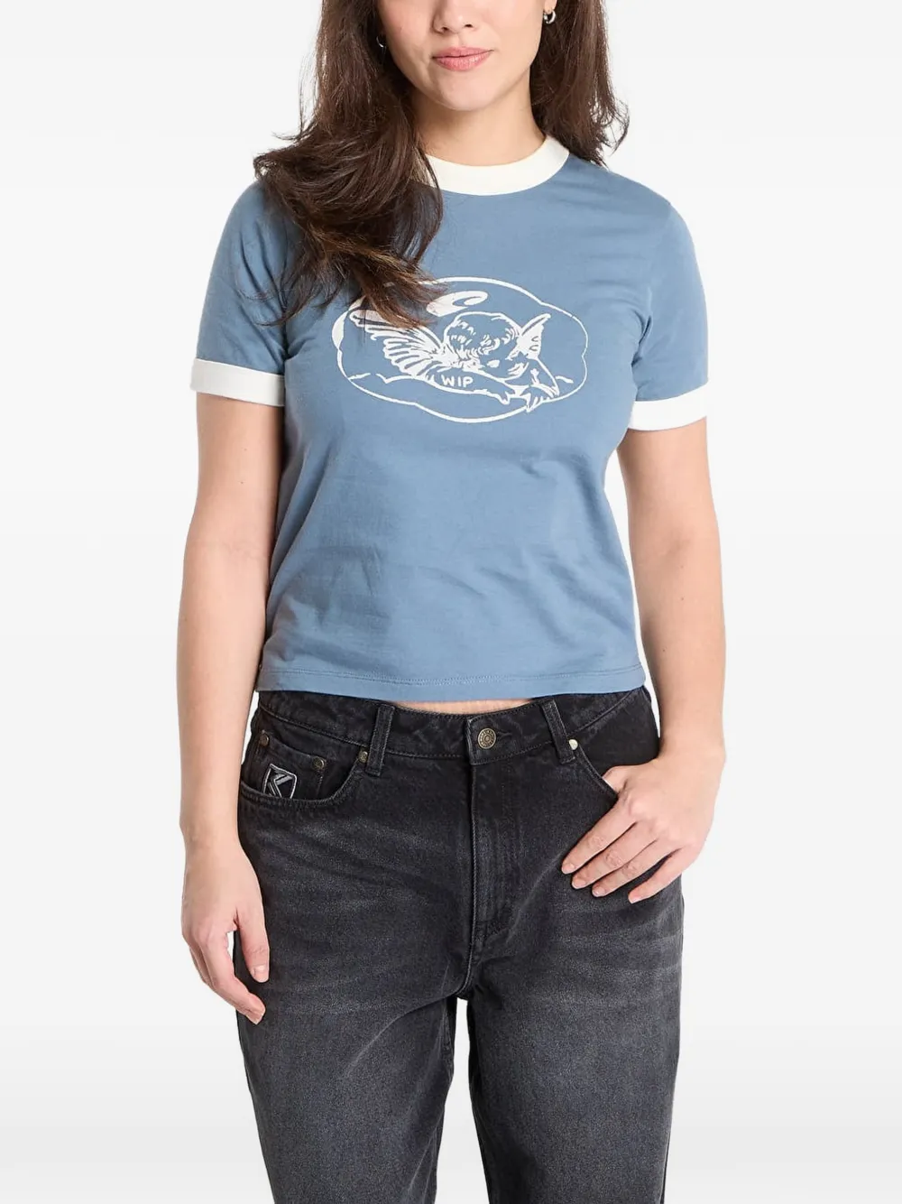 Carhartt WIP Reminiscing Ringer T-shirt Blauw