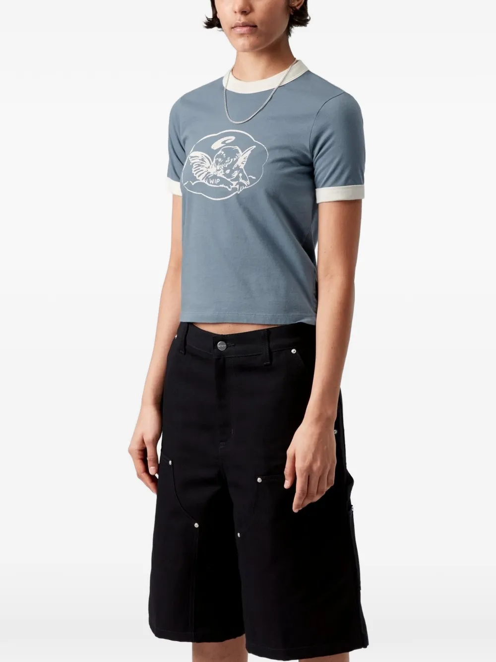 Carhartt WIP Reminiscing Ringer T-shirt Blauw