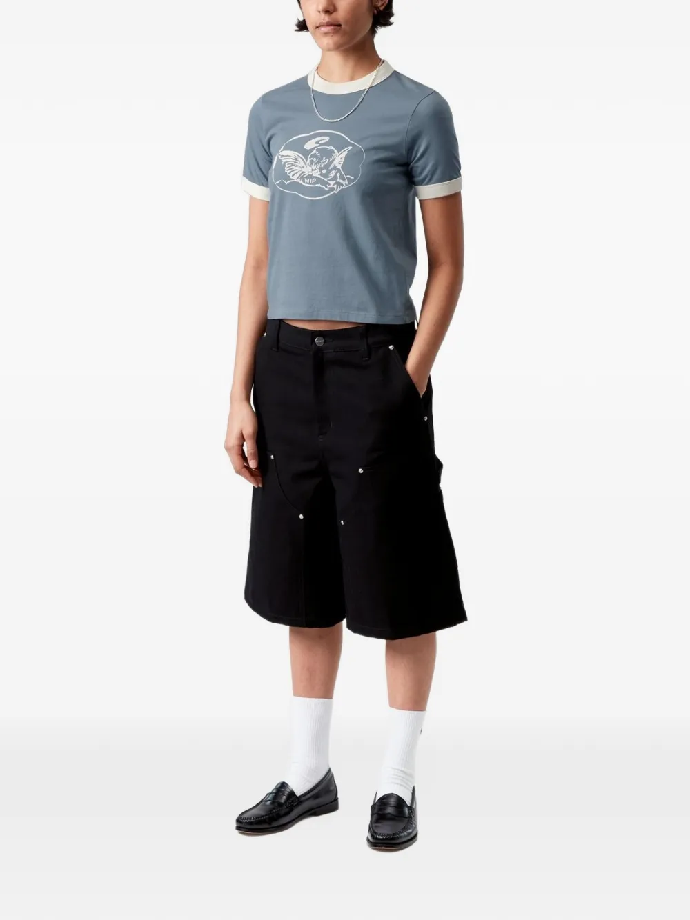 Carhartt WIP Reminiscing Ringer T-shirt Blauw