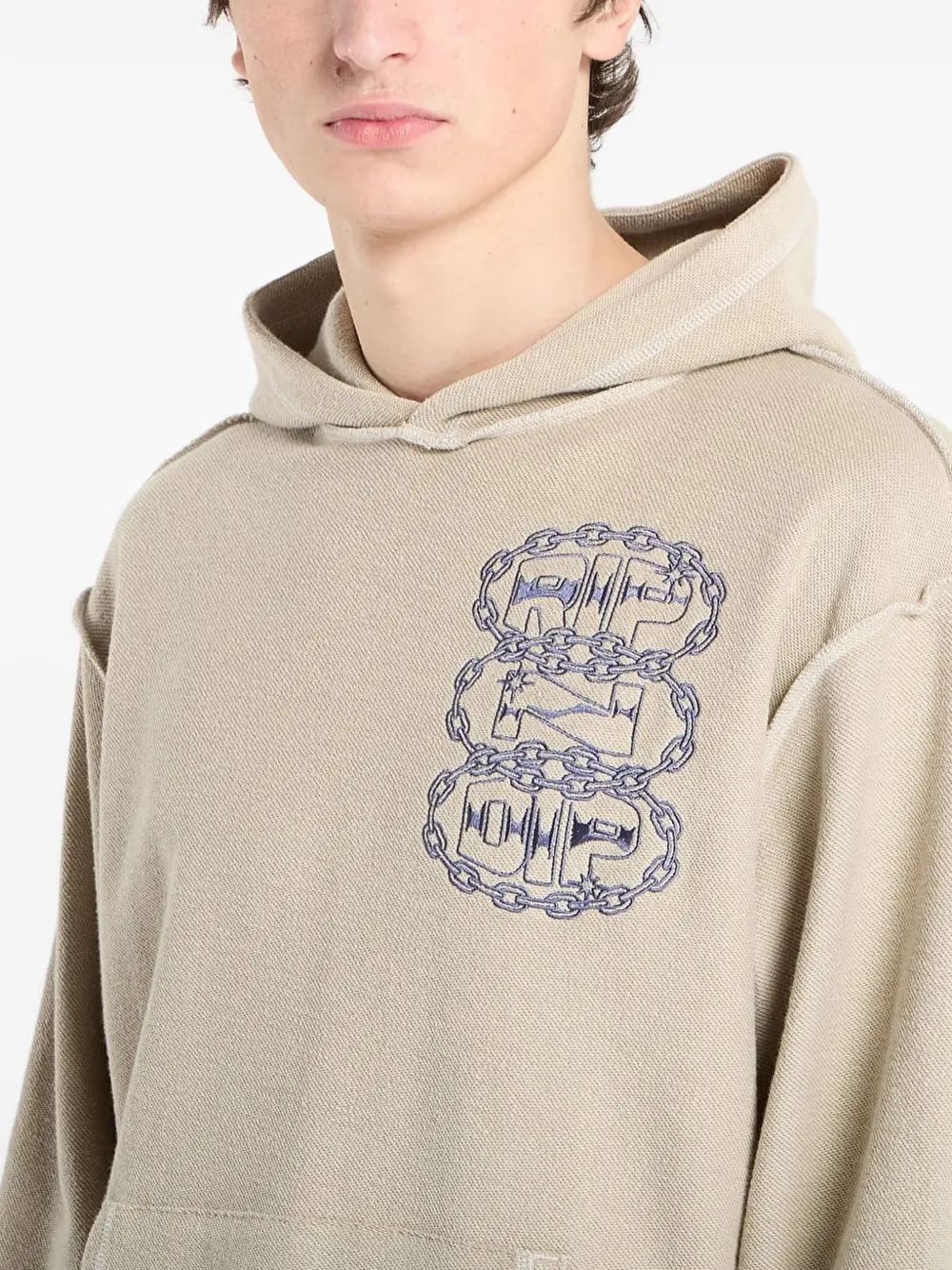 Ripndip Linked Up hoodie met omgekeerde stiksels Groen