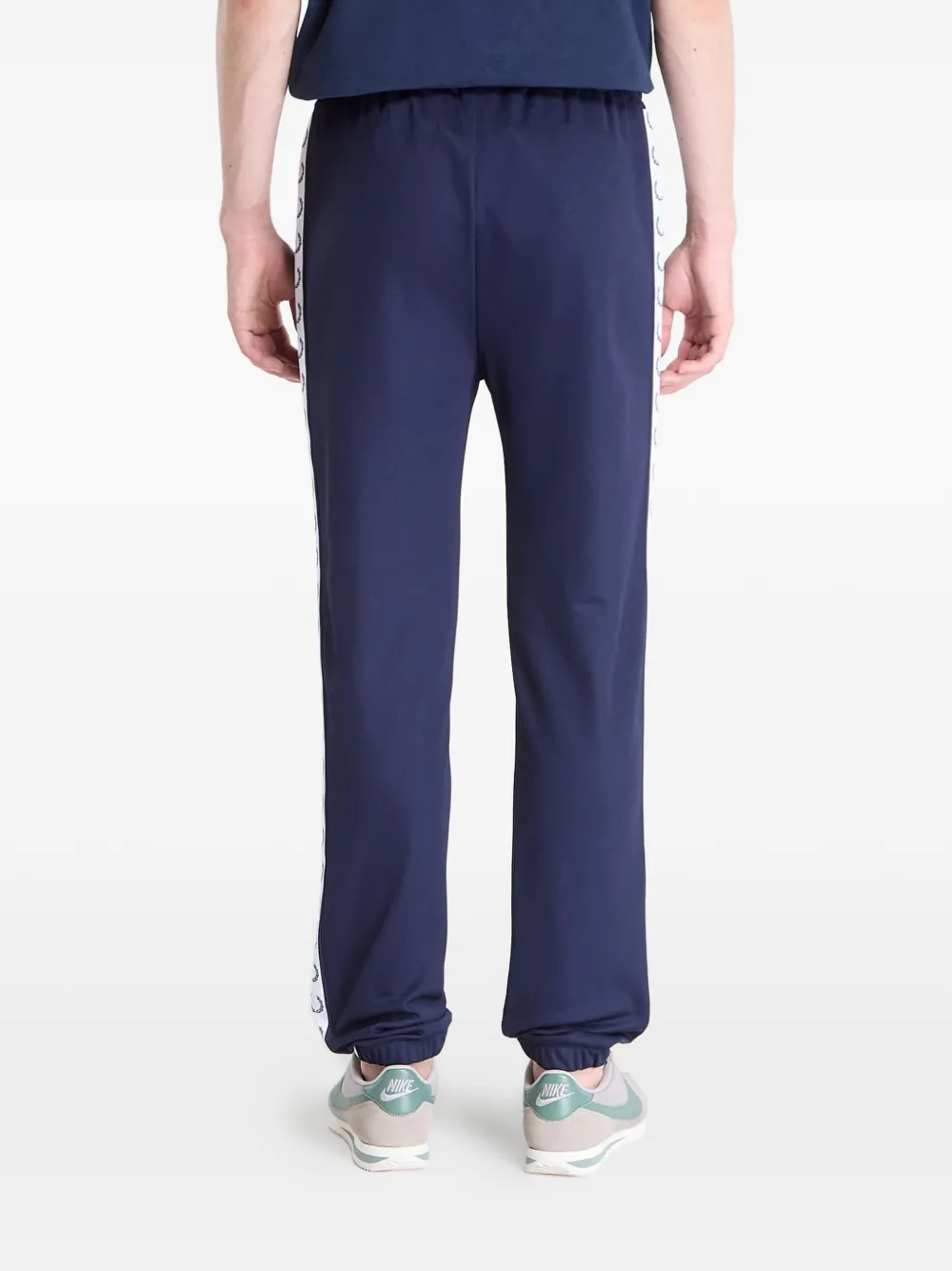 Fred Perry Trainingsbroek met tape Blauw