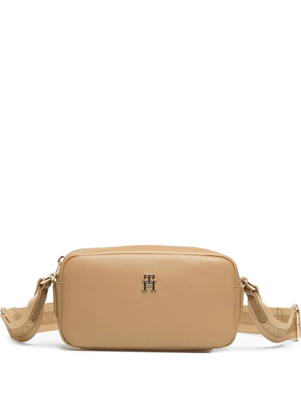 Tommy Hilfiger logo-plaque tote bag - Toni neutri