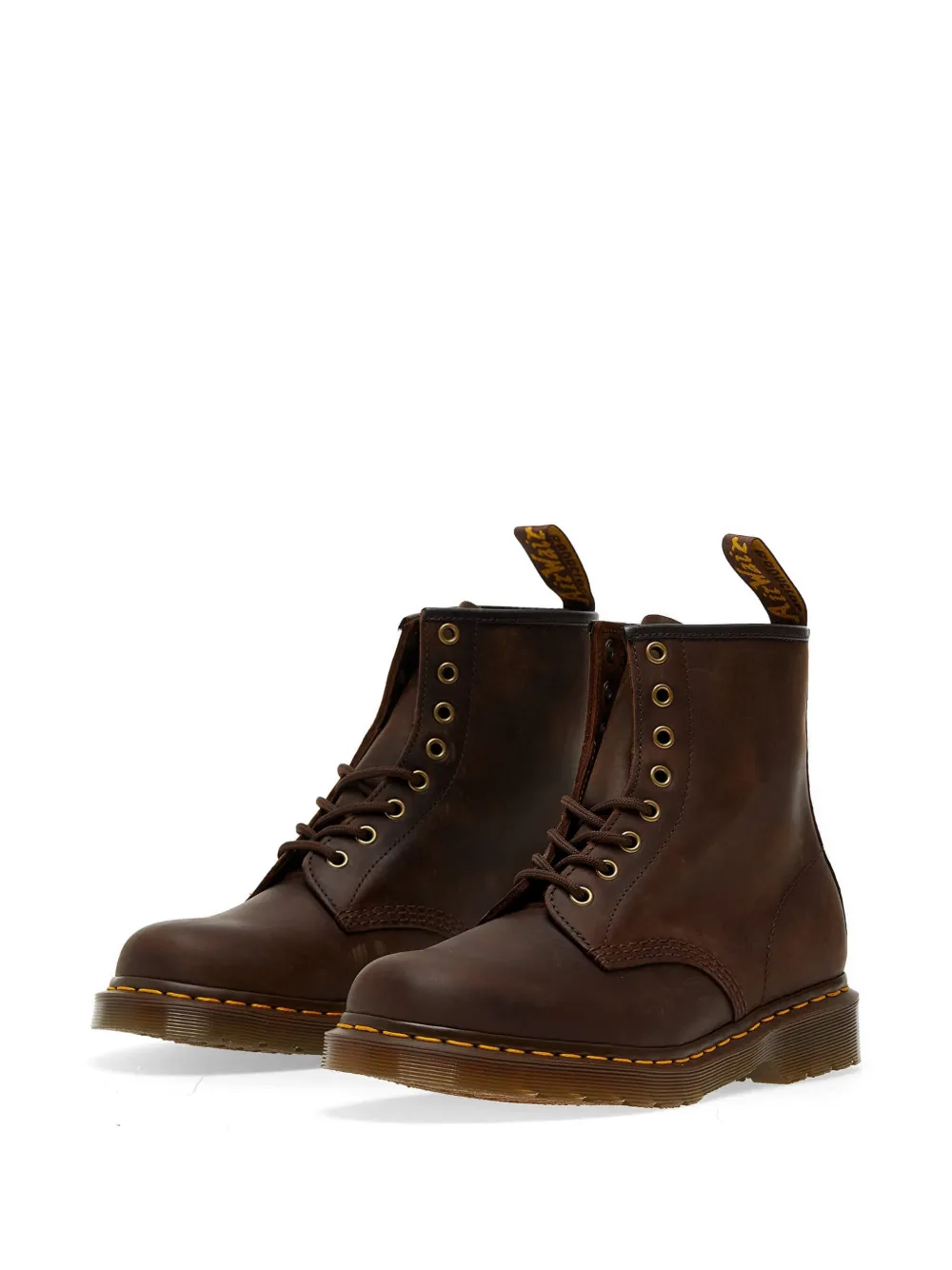 Dr Martens 1460 8 Eye lace-up leather boots Bruin