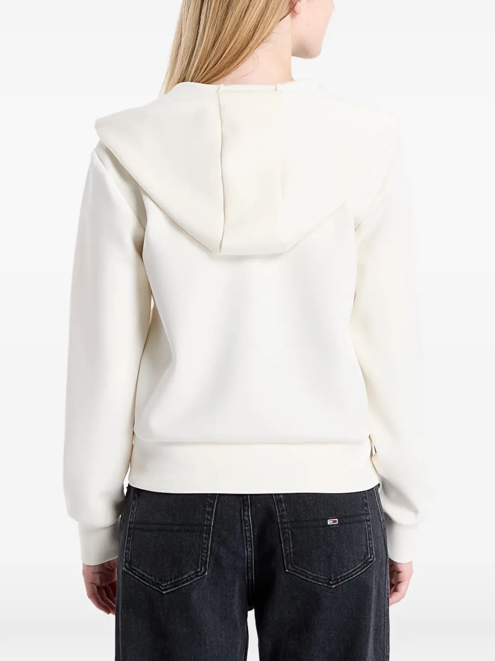 GUESS USA Hoodie met logoplakkaat Wit