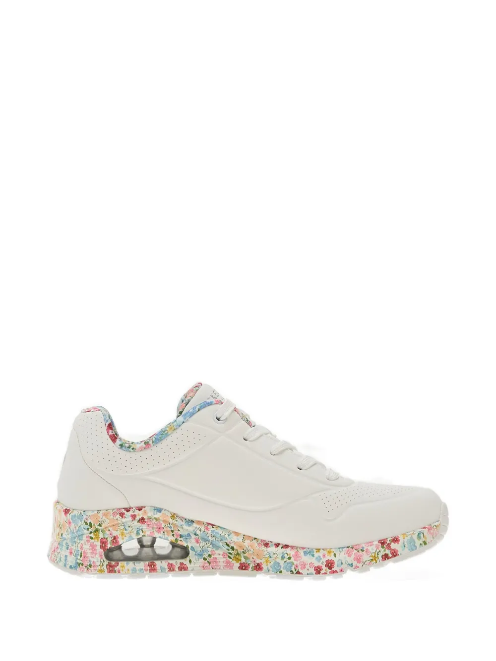 Skechers Uno Floral-print Sneakers In Multi