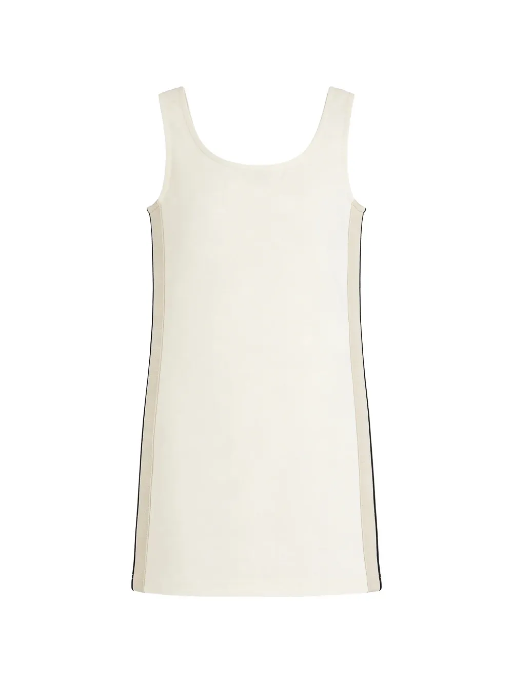 Palm Angels Kids Jurk met zijstreep en logoprint Wit