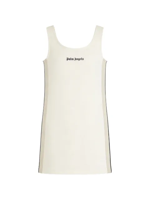 Palm Angels Kids logo-print side-stripe dress