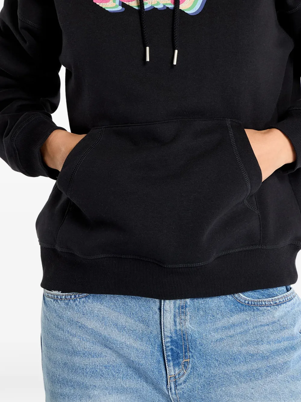 ROXY That's Rad hoodie met trekkoord Zwart