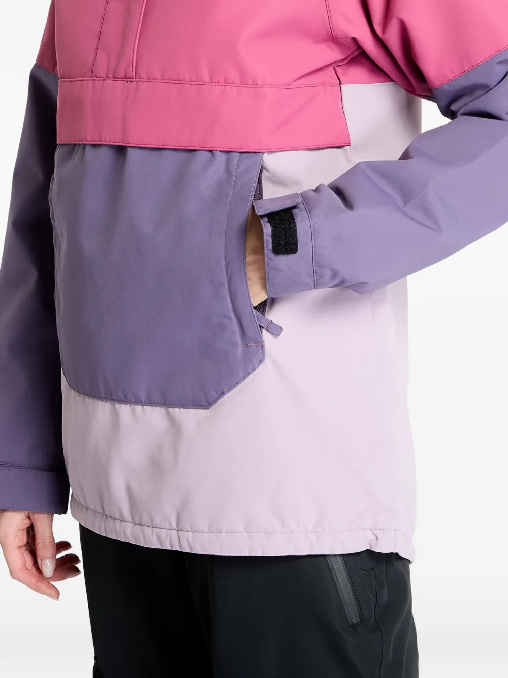 Horsefeathers Mija II trainingsjack met colourblocking Roze