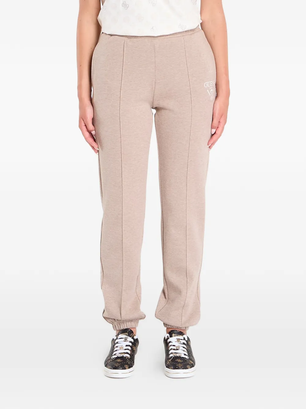 GUESS USA logo-print track pants - Toni neutri
