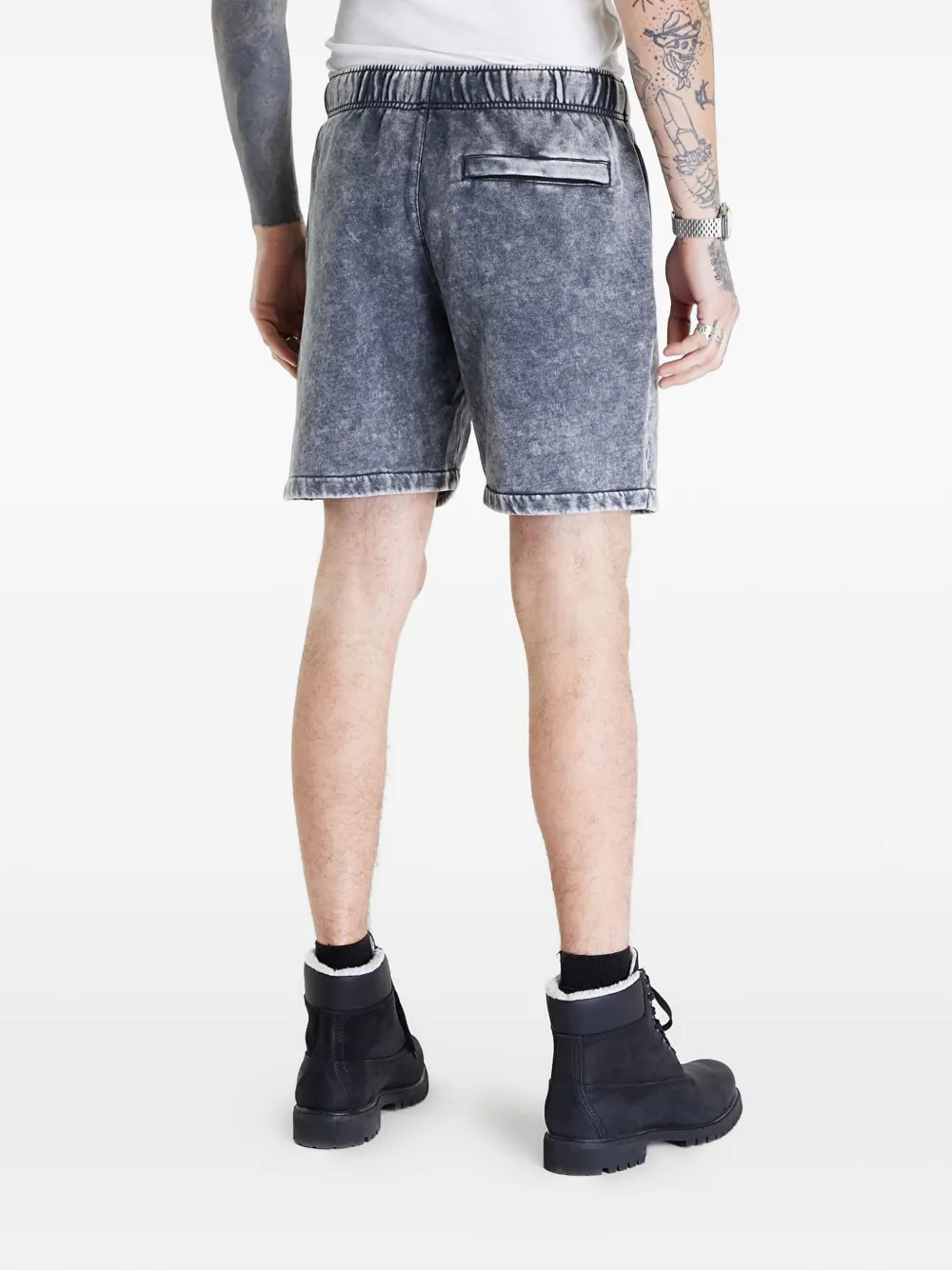 GUESS USA Shorts met wijde pijpen Grijs