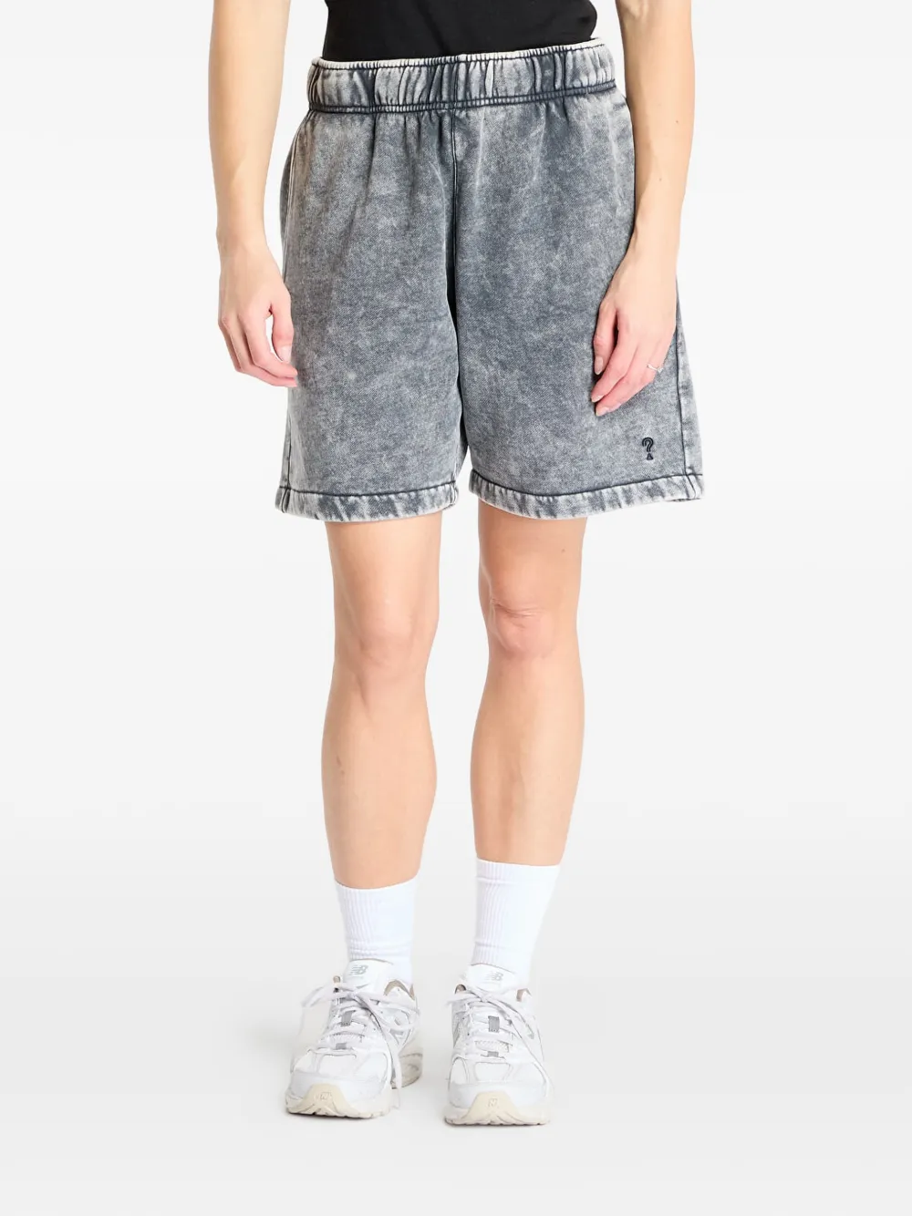 GUESS USA Shorts met wijde pijpen Grijs
