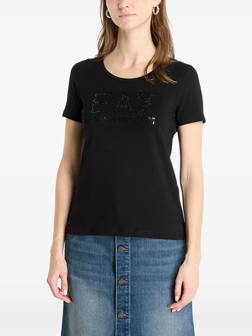 Ea7 Emporio Armani T-shirt con logo - Nero