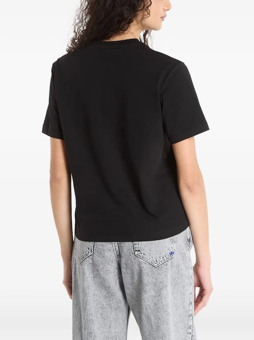 Karl Lagerfeld Jeans T-shirt met graffiti-effect en logoprint Zwart