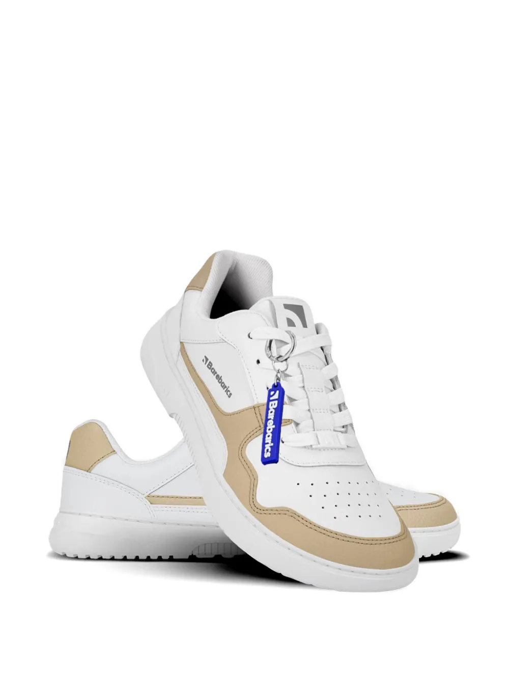 Barebarics Zing geperforeerde sneakers met vlakken Wit