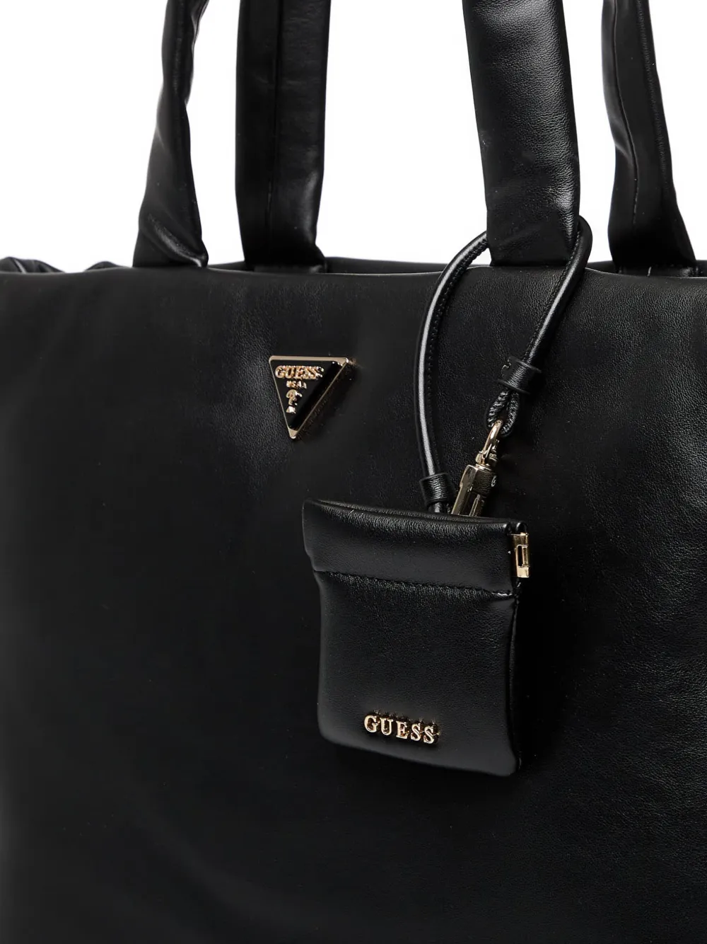 GUESS USA Shopper met logoplakkaat Zwart