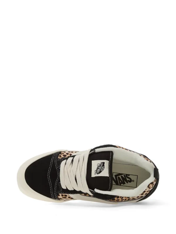 Vans Knu Skool leopard-print Sneakers | Black | FARFETCH