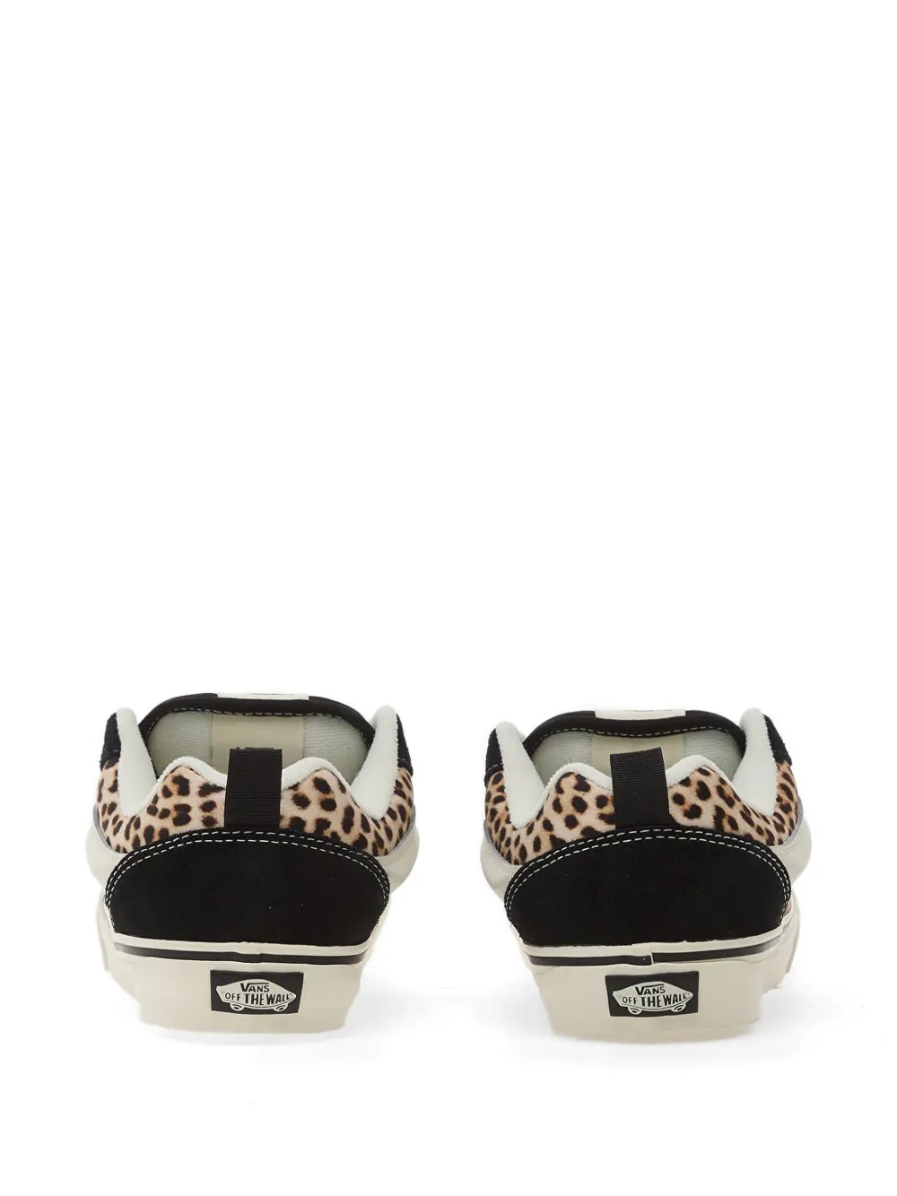 Vans Knu Skool sneakers met luipaardprint Zwart