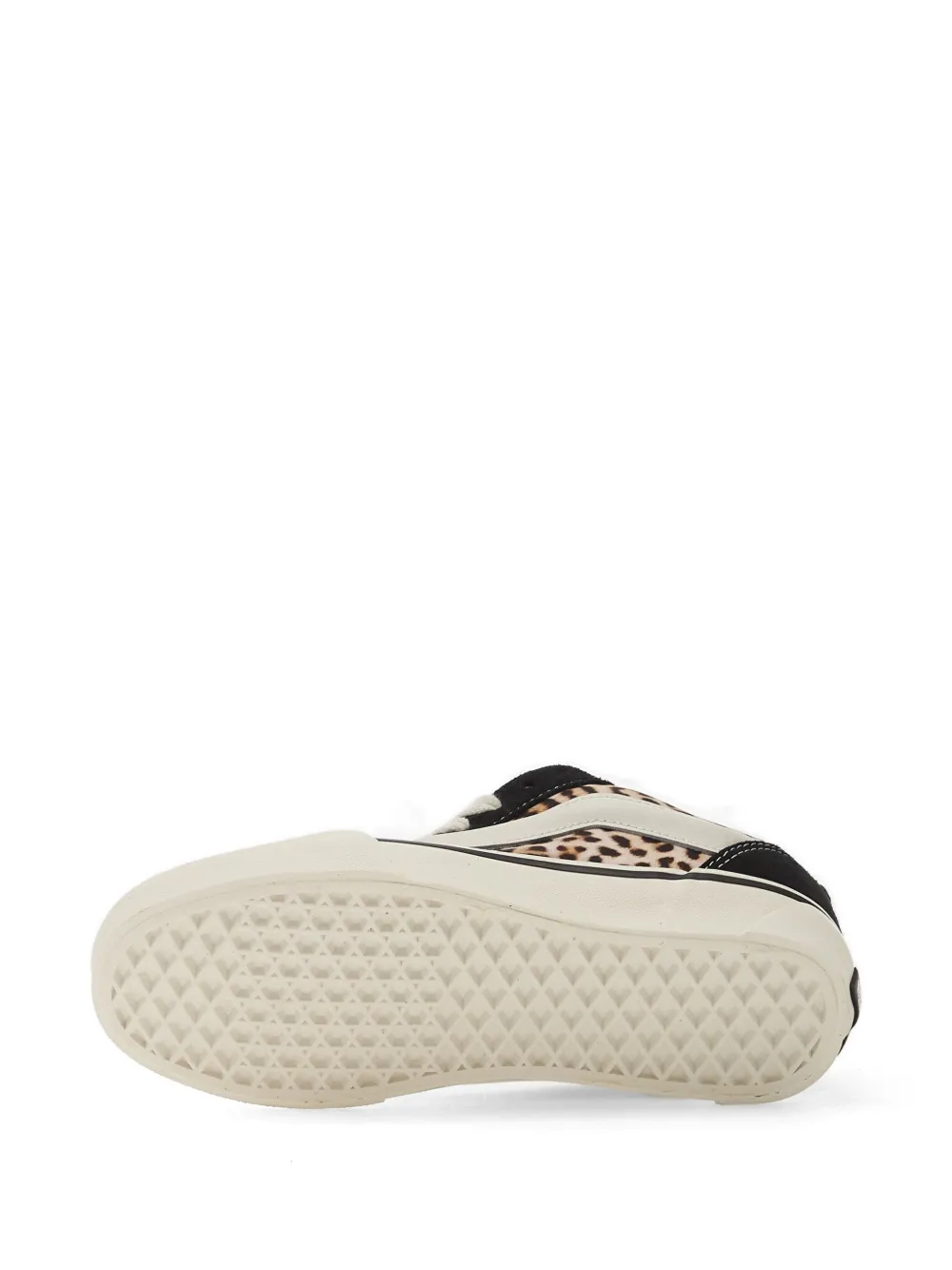 Vans Knu Skool sneakers met luipaardprint Zwart