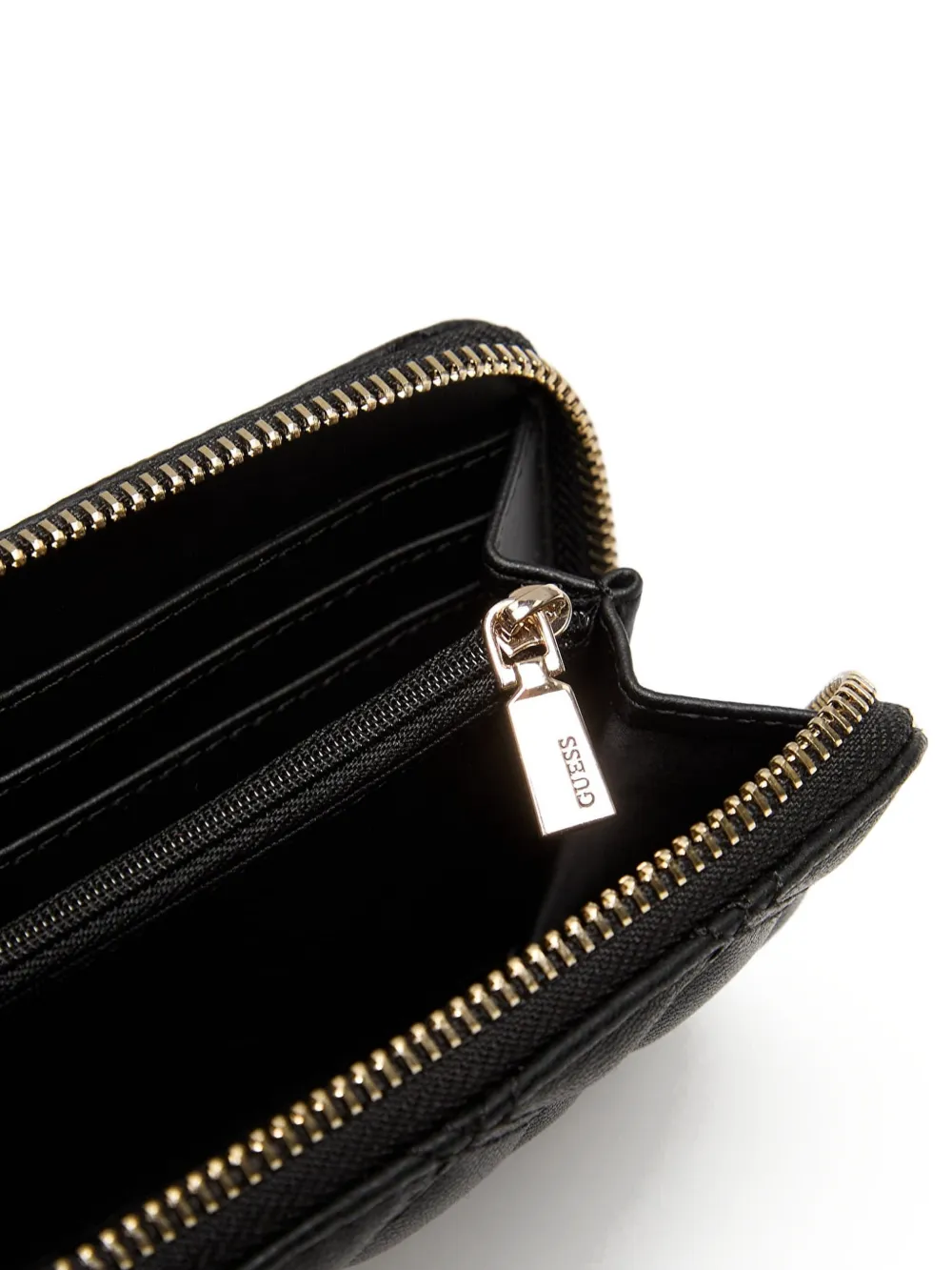GUESS USA Giully portemonnee met logoplakkaat Zwart