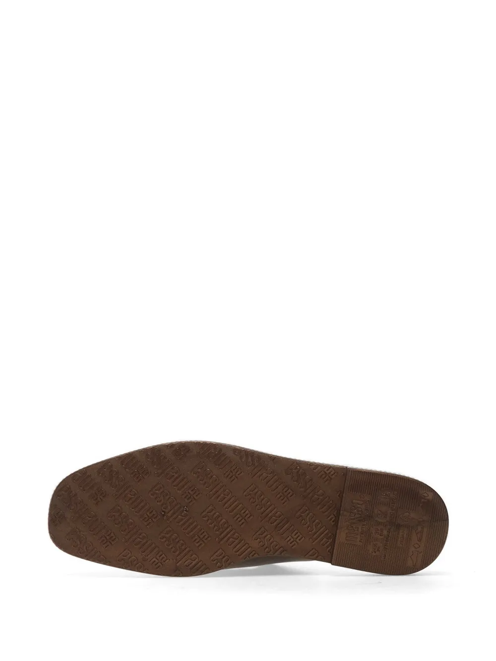 Melissa Anastasia slippers met puntige neus Bruin