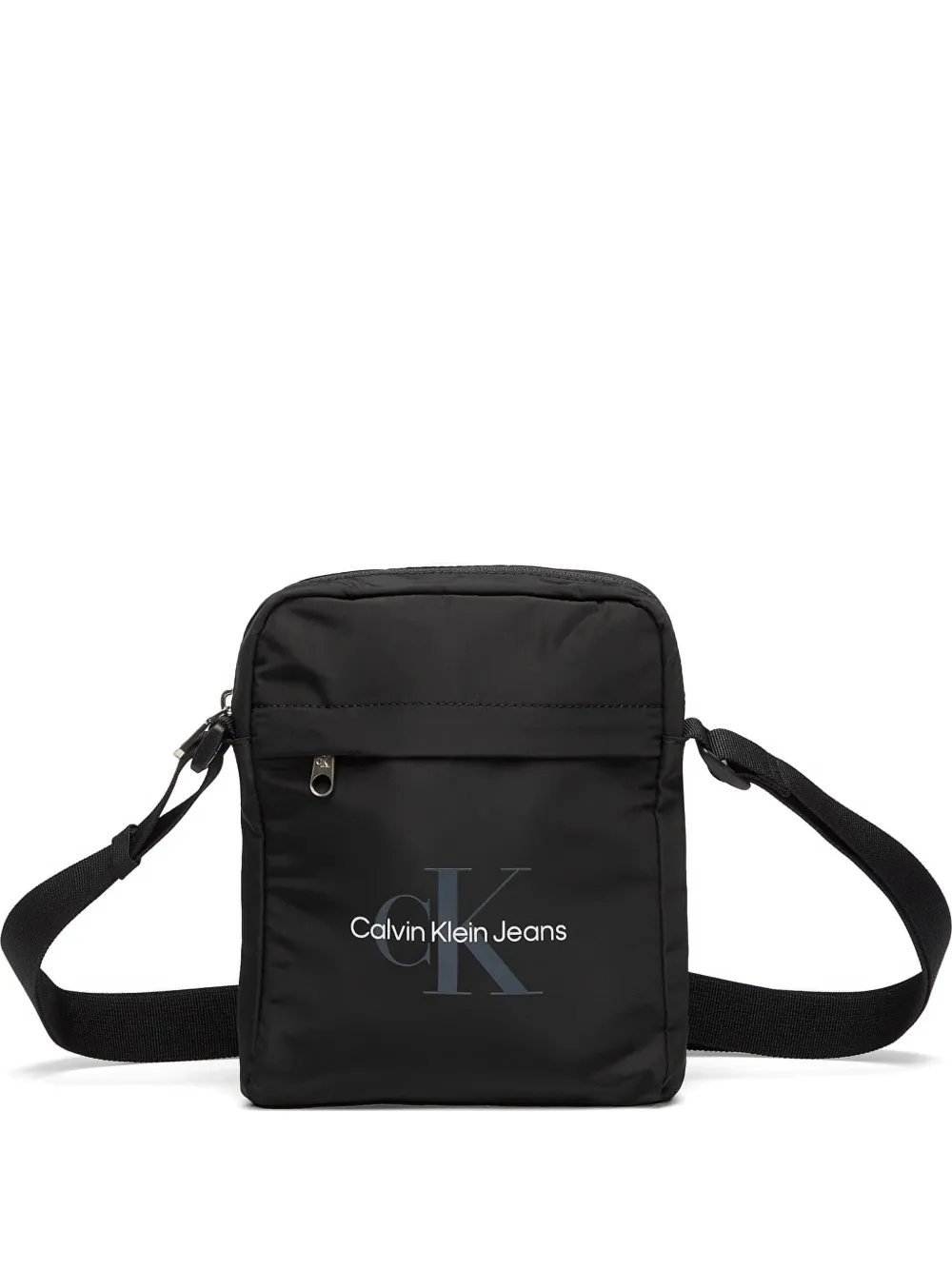 Calvin Klein Borsa messenger con stampa logo - Nero