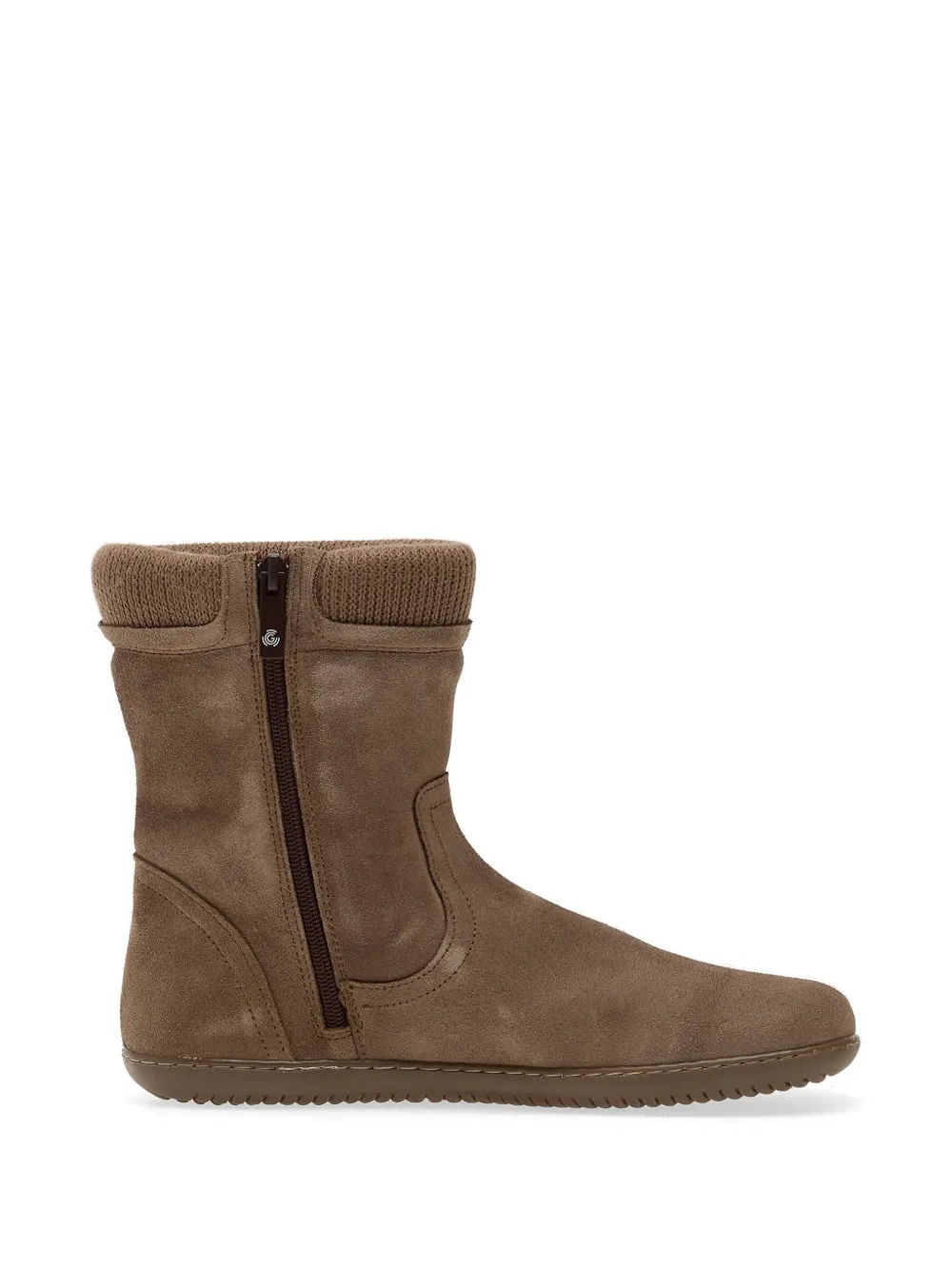 Groundies Iceland Ribbed-knit Boots In Brown