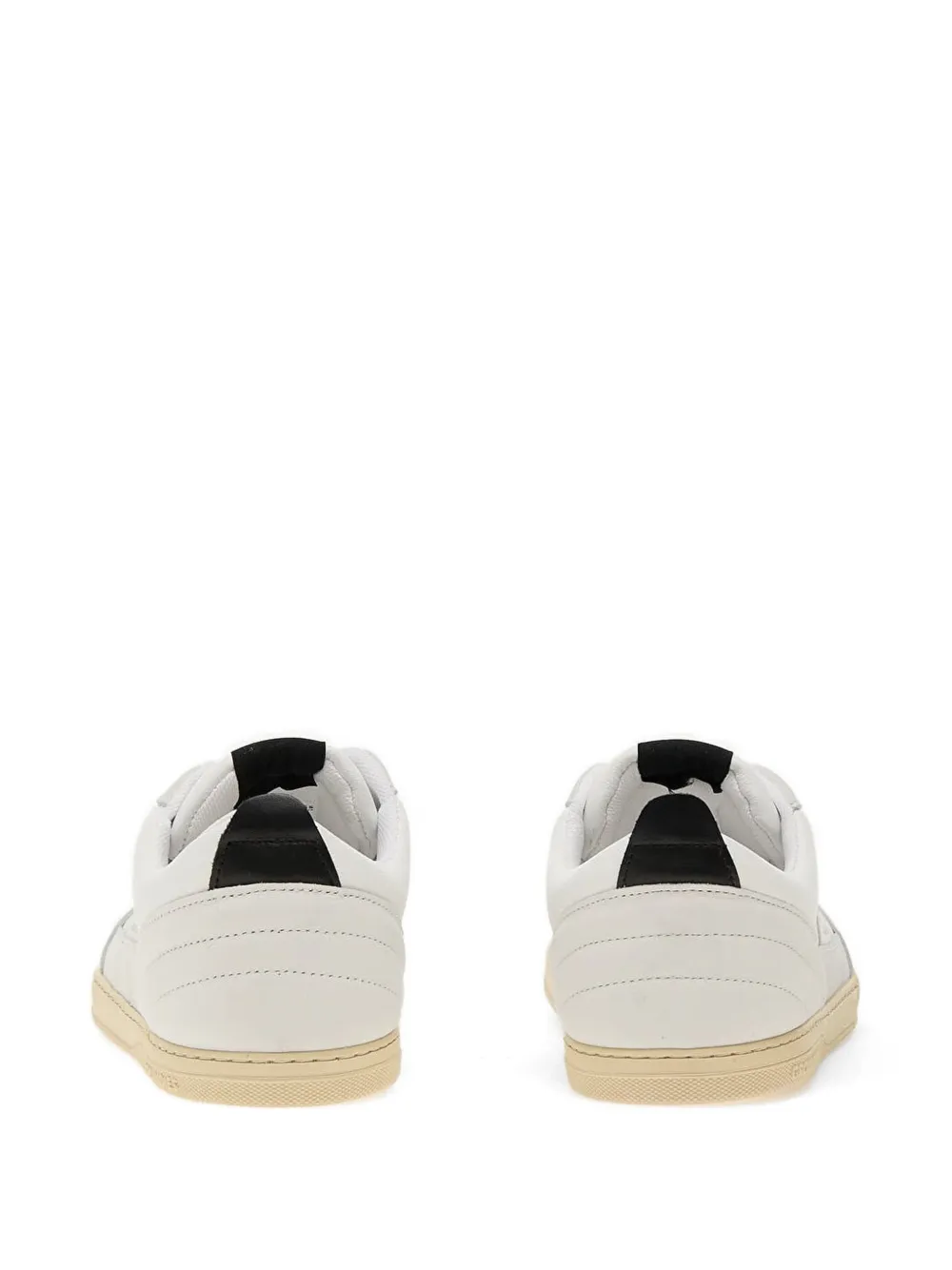 GROUNDIES Zürich geperforeerde leren sneakers Wit