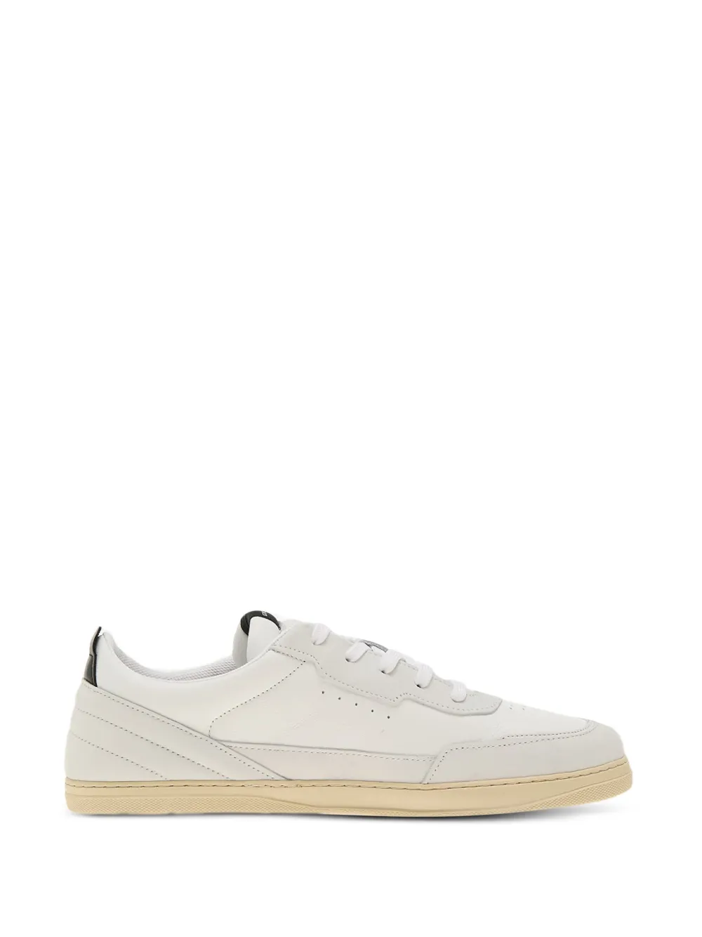 GROUNDIES Zürich perforated leather sneakers - Bianco
